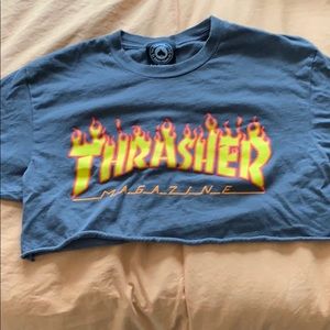 Thrasher Crop Top Xs